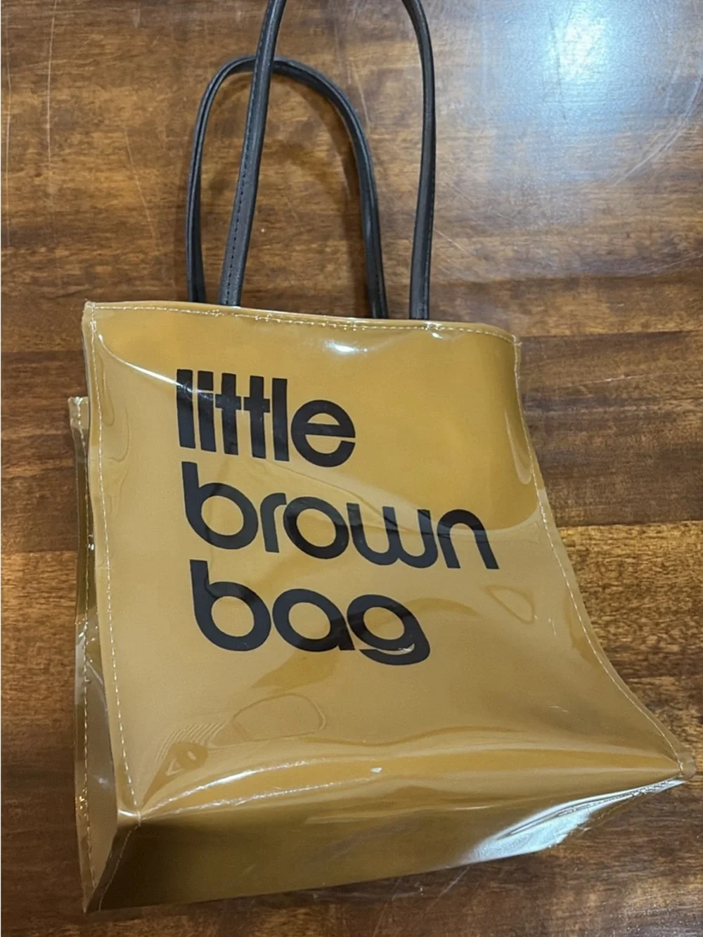 Bloomingdale's Little Brown Bag Patent Tote